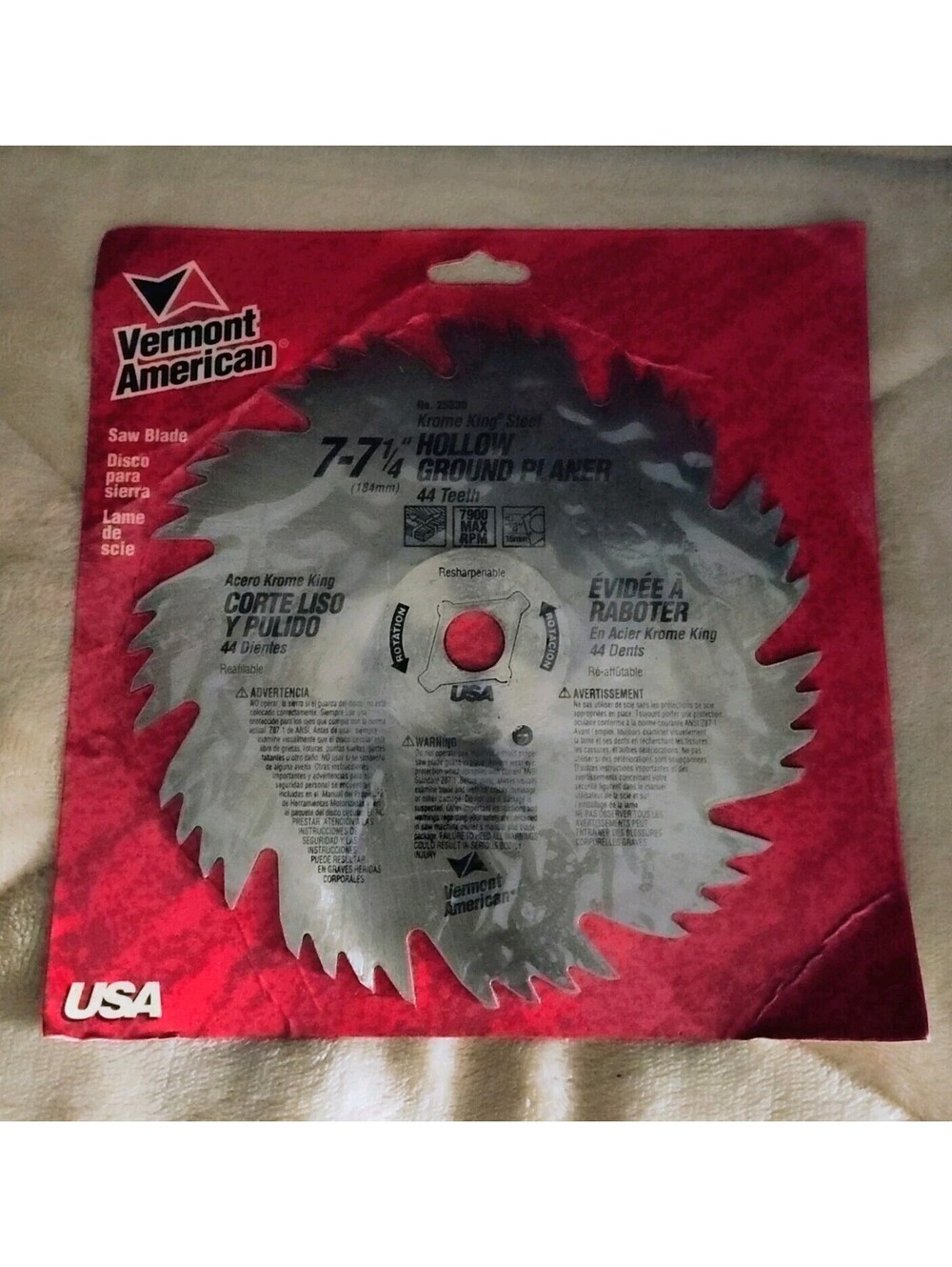 VERMONT AMERICAN 7 1/4" 18 TOOTH CARBIDE RIPPING AND FRAMING CIRCULAR SAW BLADE